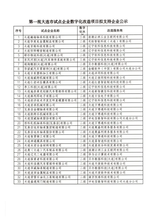 大连信息科技服务